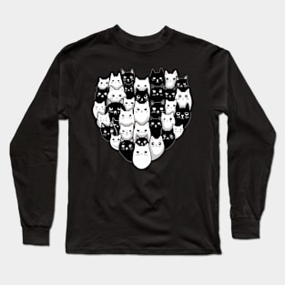 cat heart Long Sleeve T-Shirt